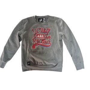 Young & Reckless Gray Crewneck